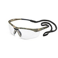 Conqueror Safety Glass, Camo Frame, Clear Anti-Fog Lens